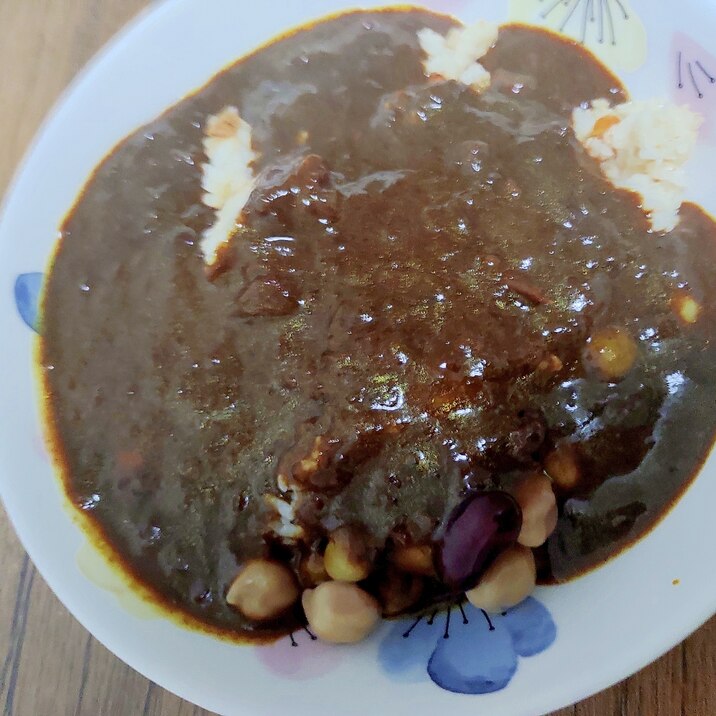 ミックスビーンズカレーライス